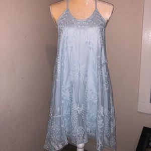 Miami Baby Blue spaghetti strap dress